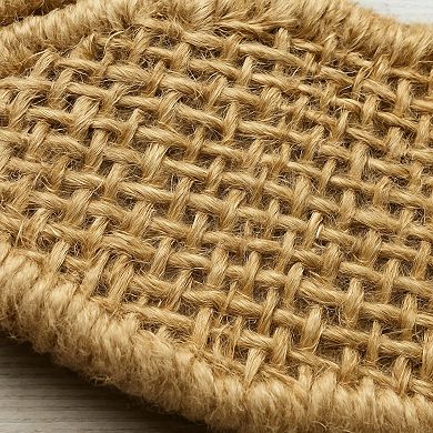 Burlap Bunny Ear Easter Napkin Rings, Set of 4