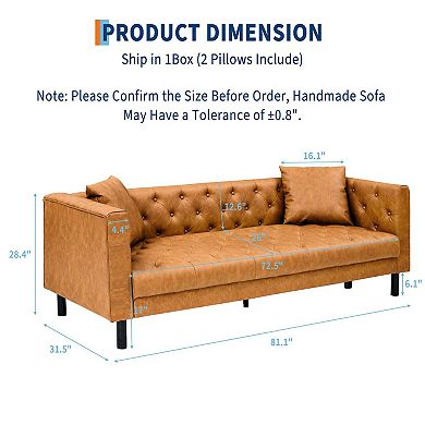 IDEALHOUSE Chesterfield Sofa