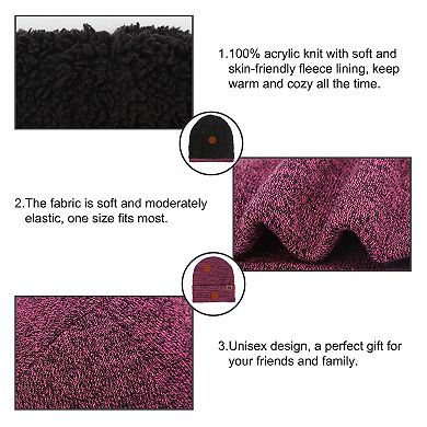 Warmth & Touchscreen Friendly 3-Piece Winter Set - Hat, Scarf, Gloves