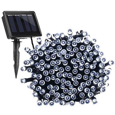 12M 100 LED Solar Fairy String Lights Multicolor Outdoor Garden Xmas Party Decoration