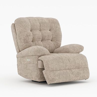 COLAMY FLOREN Plush-Power Swivel Recliner
