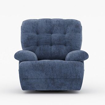 COLAMY FLOREN Plush-Power Swivel Recliner