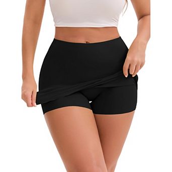 Women's Tummy Control Boyshorts Mid-Waisted Hip Lifting Lightweight Seamless Slip Shorts
