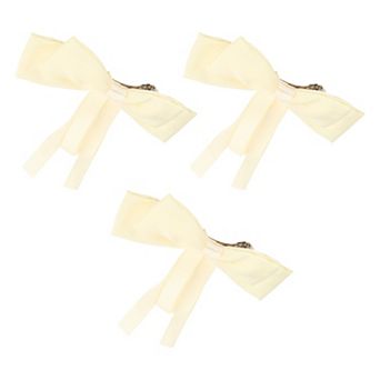 3 pc Fashion Elegant Ribbon Multi-layer Bow Hair Clips for Women for Girls 7.09"x6.69"