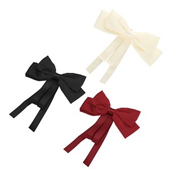 3 pc Fashion Elegant Ribbon Multi-layer Bow Hair Clips for Women for Girls 7.09"x6.69"