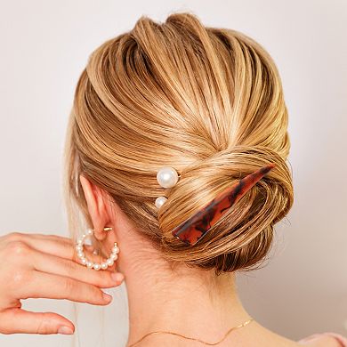 6Pcs Long Metal Duckbill Hair Clips Crocodile Clips 0.83"