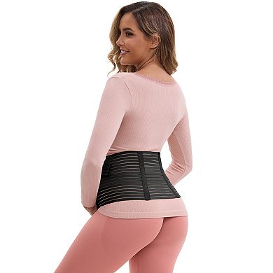 Women's Adjustable Belly Support Bands Back Brace Straps Soft Breathable Pregnancy Abdominal Belt