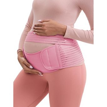 Women's Adjustable Belly Support Bands Back Brace Straps Soft Breathable Pregnancy Abdominal Belt