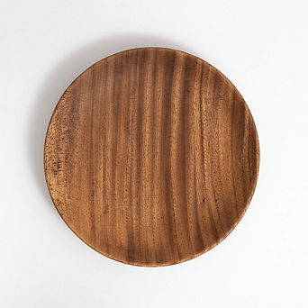Round Wood Tray