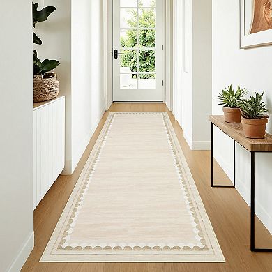Modern Solid Color Area Rug Machine Washable Low Plile Non Slip Carpet for Bedroom Playroom Kitchen