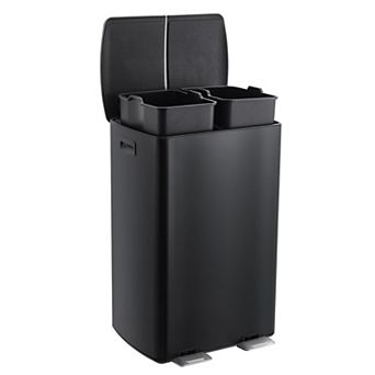 16 Gallon Dual Compartment Step Trash Can