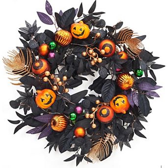 Halloween Wreath for Front Door