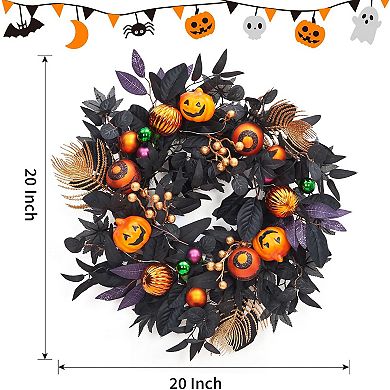 Halloween Wreath for Front Door