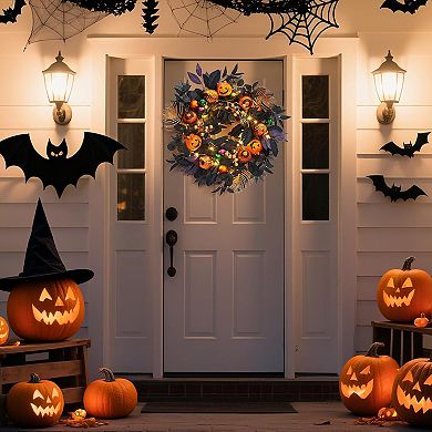 Halloween Wreath for Front Door