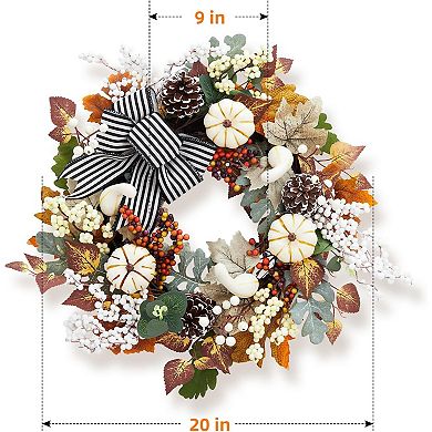 20 in Fall Wreaths for Front Door