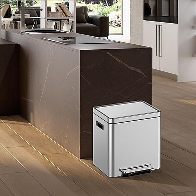 4 Gallon X2 Separated Waste Bins