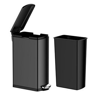 8 Gallon Stainless Steel Step Trash Can