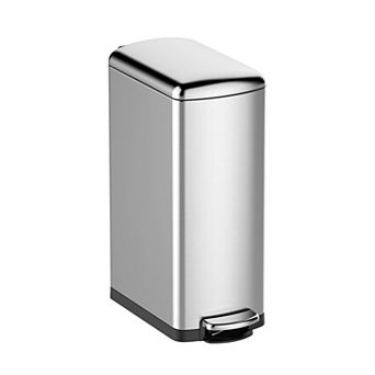 8 Gallon Stainless Steel Step Trash Can