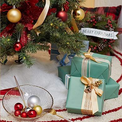 34 Pieces Shatterproof Christmas Ornaments Set