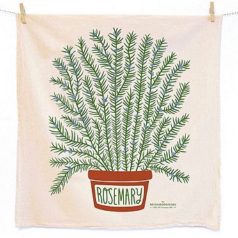 Rosemary Dish Towel + Sponge Cloth Gift Set