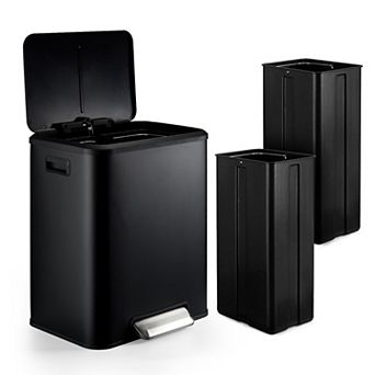 30L/8 Gallon Dual Compartment Trash Can