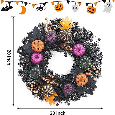 Halloween Wreath for Front Door
