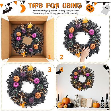Halloween Wreath for Front Door
