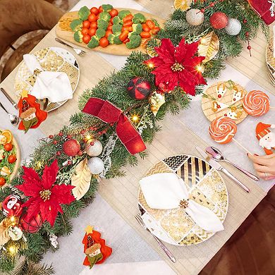 6ft Christmas Rattan Garland