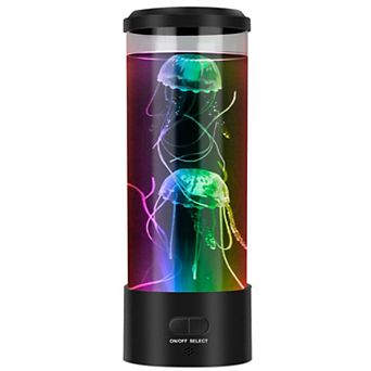 Jellyfish Lava Lamp, USB Electric Mood Light, Color-Changing Night Lamp for Home & Office Decor