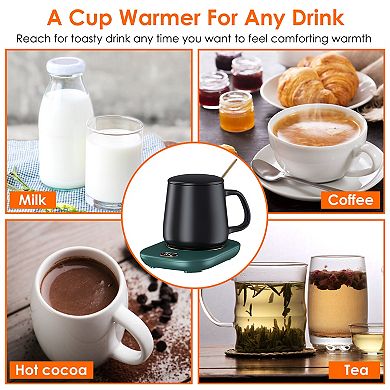 USB Electric Coffee Mug Warmer with 3 Temp Settings & Auto Shut-Off