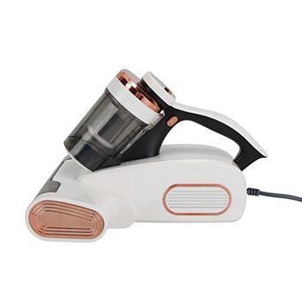 16000Pa Handheld Bed Vacuum Cleaner 500W, Double-Cup, Dust Mite Remover with Heating