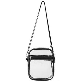 Clear Crossbody Bag Stadium Approved Transparent Shoulder Bag
