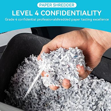 GOODSILO 18-Sheet Heavy Duty Cross-Cut Shredder, Level P-4 for Home Office