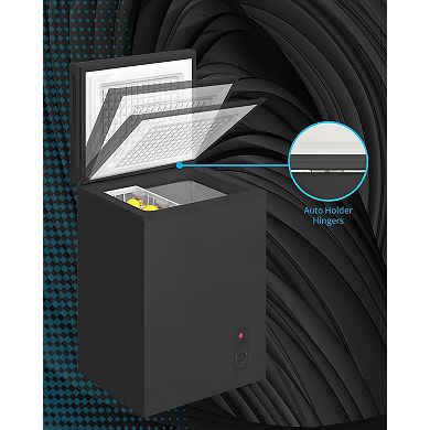 3.5 Cu Ft Deep Freezer with Removable Storage Basket