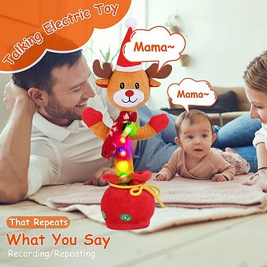 Christmas Plush Dance Toy Interactive Singing & Dancing Snowman