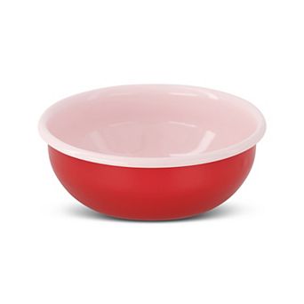 Enamel Cereal Bowl Two Tone Set of 4