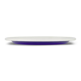 Enamel Dinner Plate Two Tone Set of 4