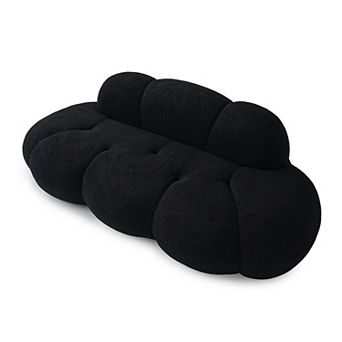90" Modern Curved Couch Cloud Shaped Sofa for Living Room