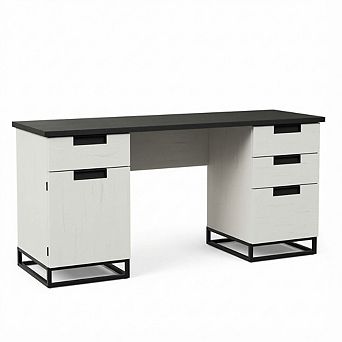 IDEALHOUSE Farmhouse Executive Desk