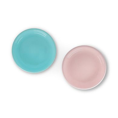 Enamel Side plate Two Tone Set of 4