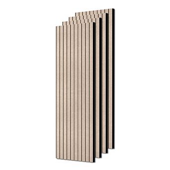 47" x 24" Acoustic Wall Decor Panels 4-Pack Soundproof Noise Reduction Panel