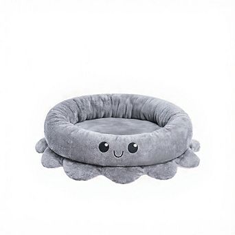 Calming Octopus Bolster Dog Bed