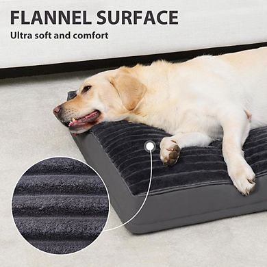 Washable Flannel Pet Bed, 36 inch