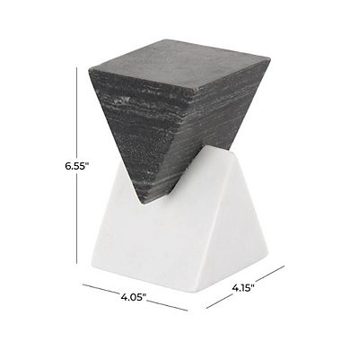 Stacked Pyramid Home Decor Sculpture