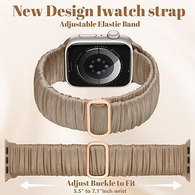 Scrunchie Adjustable Smartwatch Band