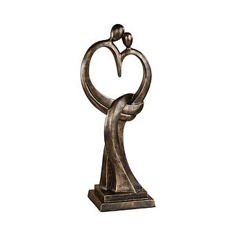 Bronze Resin Everlasting Love Decorative Sculpture