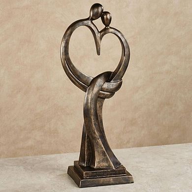 Bronze Resin Everlasting Love Decorative Sculpture