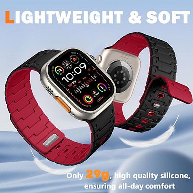 Rugged Soft Silicone Watchband