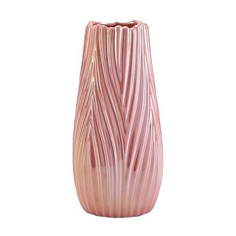 Ornamental Ceramic Pearl Pink Vase