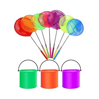 10 pc Telescopic Butterfly Nets with Bucket